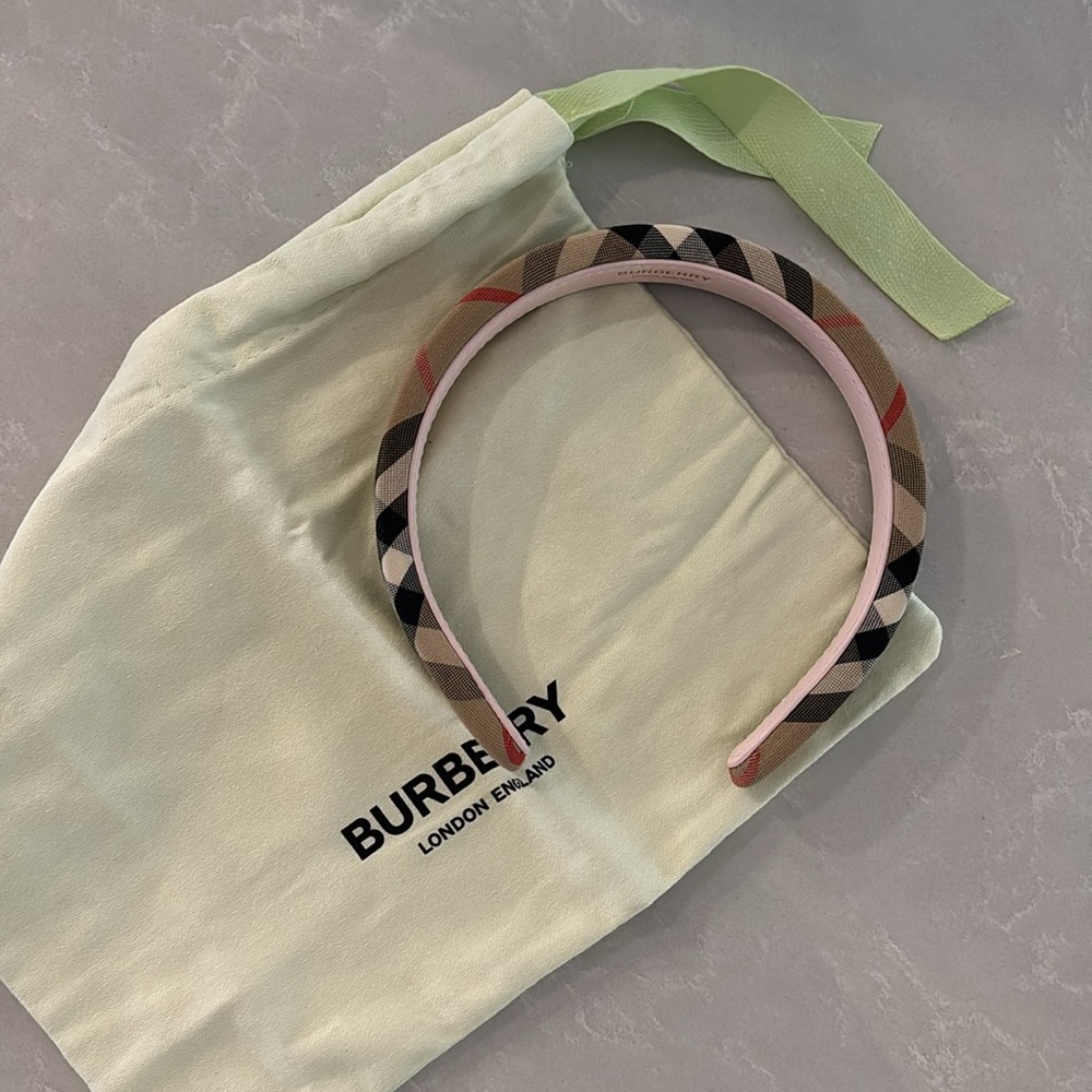 Burberry girls headband (toddler)